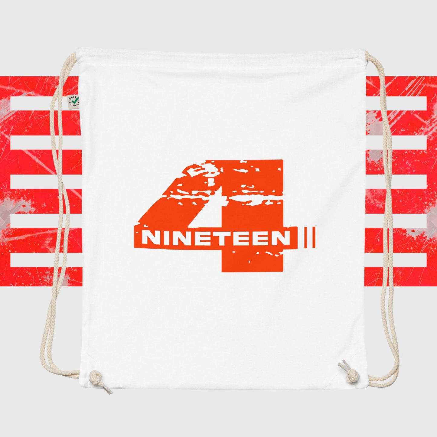 FOURNINETEEN Drawstring Bag (Red)